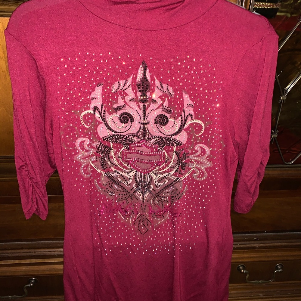 Harley Davidson 3/4 sleeve shirt